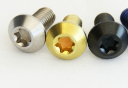 M6 Anodized Black Titanium Bolt Kits For Motorcycles