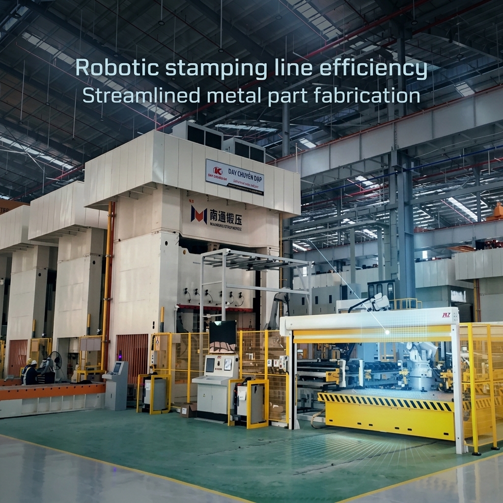 High Precision Robotic Stamping Line For Sheet Metal Auto Parts