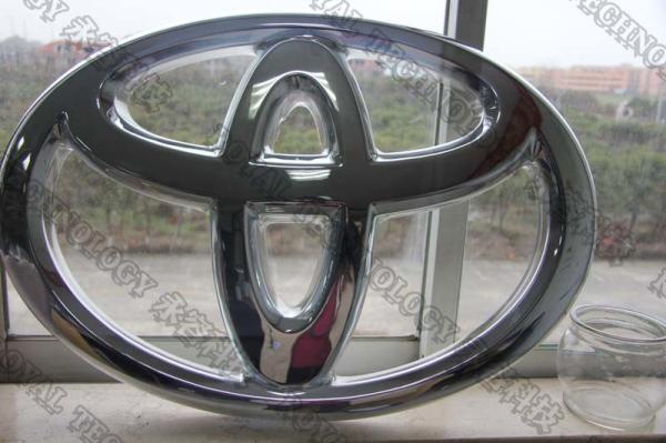 Vácuo de Pvd Chrome que metaliza o logotipo automotivo da máquina que croma a orientação vertical