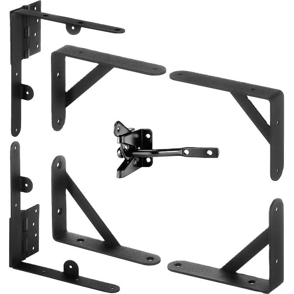 Anti Sag Gate Kit Heavy Duty Fence Gate Frame Kit Triangle Bracket for Structure Hanging