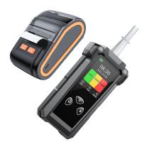 Analisador de aliento de alcohol ligero con impresora y almacenamiento de registros de pruebas 200000