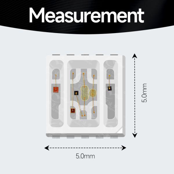 SMD LED CHIP 5054 Dimming Diode Red Blue Green Infrared Red Far IR LED Chips for LED Therapy Light