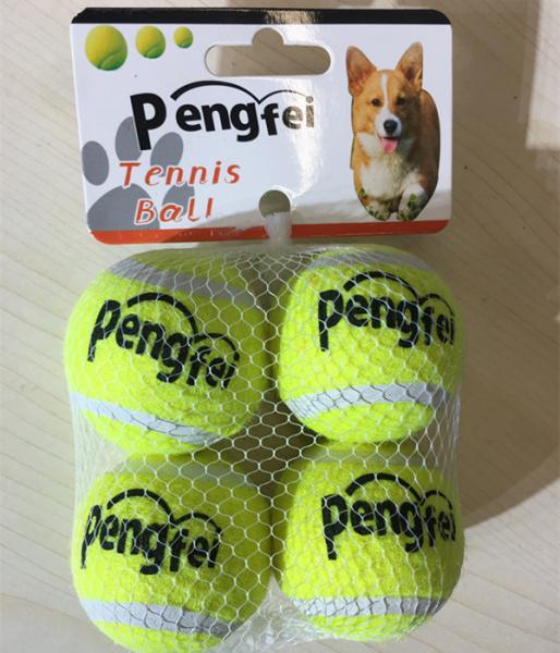 Pet Tennis Balls Fetch Throw Chew Dog Balls Toys
