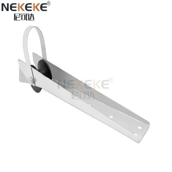 Rouleau d'ancre de bateau en acier inoxydable 316 de 390 mm x 46 mm pour yacht marin