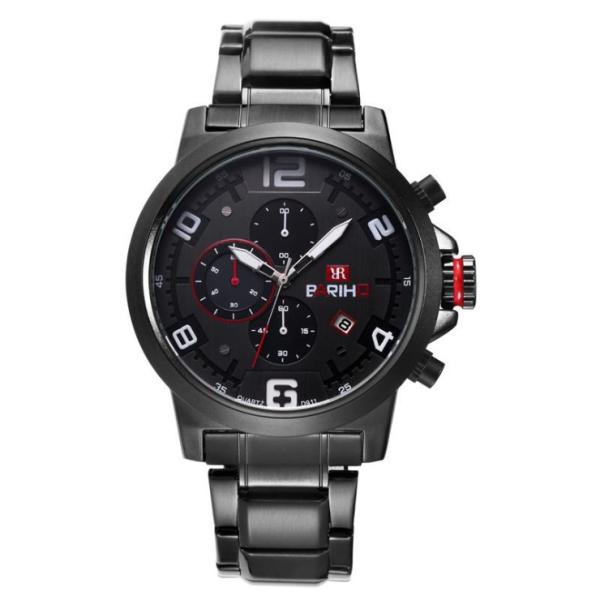 BARIHO Men's Quartz Watch Chronograph Sport Style Miyota Movement 50M Waterproof 90203
