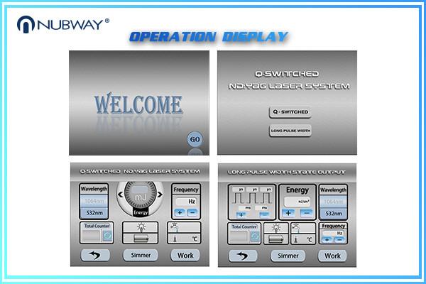 Nubway cheap laser yag q switched nd yag laser tattoo removal machine price with CE FDA approved