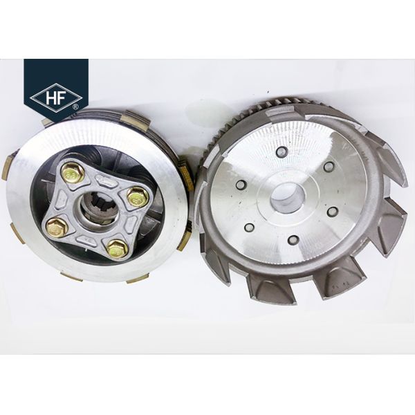 CD100 CD110 Motorcycle Clutch Assembly For Scooter Honda 100cc Replacement 4 Screw