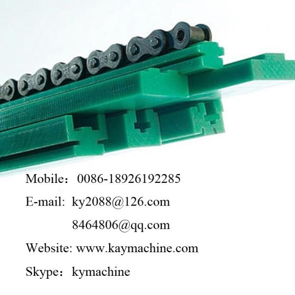 UHMWPE Sliding wear parts manufacturer Scrolls and bottle guides Sprockets and idler wheels Belt guides Sliding Rail for Flat Top Chain China manufacturer China factory China producer