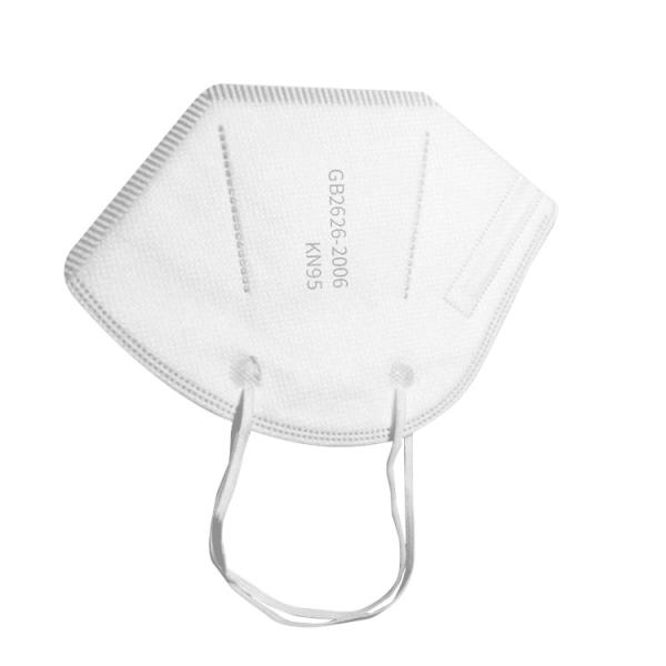 PM2.5 3d Folding FFP2 Face Mask Disposable Respiratory Non Woven Fabric