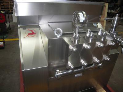 Impact Resistance Homogeniser Machine / Silver Two Stage Homogenizer