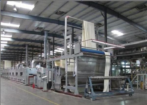 Gas Heated Hot Air Stenter Machine Woven Fabric Finishing Stenter Pin / Clip Combined