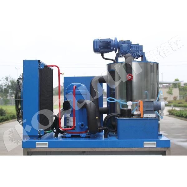 Bitzer Compressor 1 Ton Flake Ice Making Machine for Small Capacity Ice Production