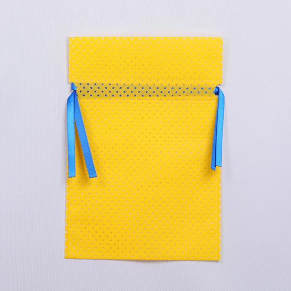 Bolsa de cuerda de tira no tejida ecológica 16x6x12 pulgadas personalizable