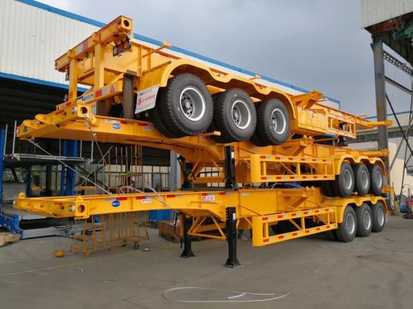 CIMC Vehicle Quality Products 3 Axle Skeleton Semi-trailer