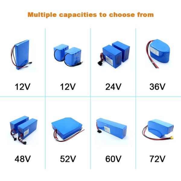 LiFePO4 литийная батарея OEM ODM 24V 36V 60V 72V 30AH 60AH 80AH 120AH Литий-ионная батарея для электрического скутера / электрического инвалидного кресла