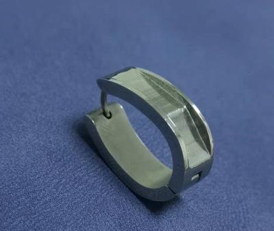 ISO9001 PVD Surface Silver Jewelry Components Clip Ons Earring Tolerance 0.03mm