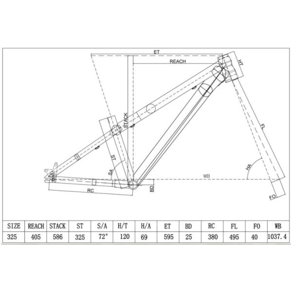 Chinese Cheap Aluminum Dirt Jumper 4X BMX Bike Frame Horizontal Dropout Mountain Bicycle Hardtail Frame