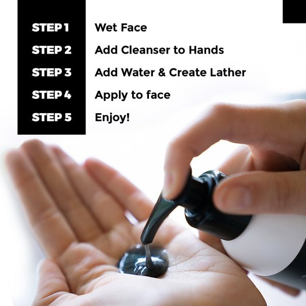 Естественным активированный ингредиентом Клеансер угля лицевой отсутствие жестких химикатов для человека