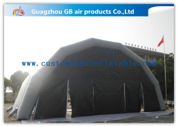 Grey Color Tunnel Tent Inflatable Stage Tent With 18 Ounce Heavy Duty Vinyl