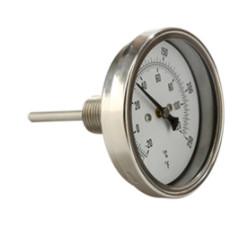 5 125mm 6 150mm Bimetallic Dial Thermometer Oven-Safe Axial Type