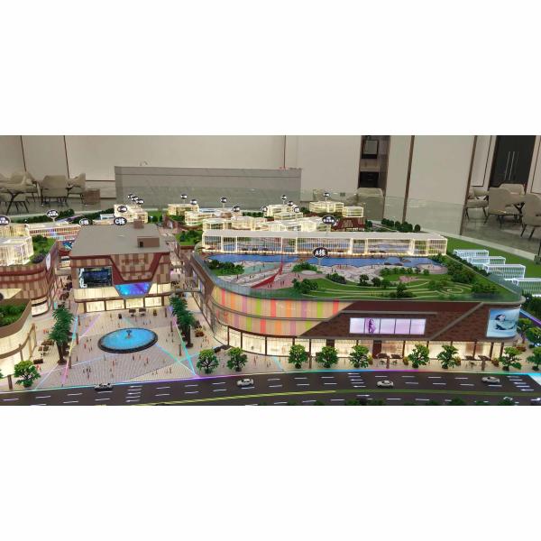 1:100 Architectural Site Model Commercial Construction Site Model