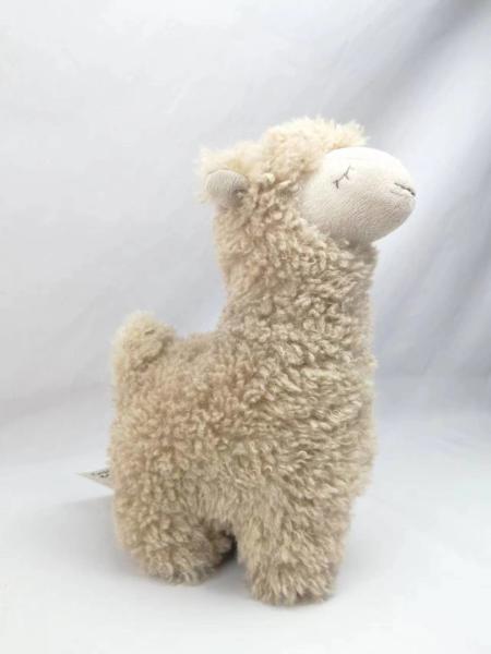 Fluffy Plush Cute Plush Animal Alpaca Toys Kids Play Skin-Friendly Toys Birthday Gifts