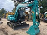 Excavadora Kobelco SK75 de segunda mano Excavadora Kobelco de 7 toneladas con motor ISUZU