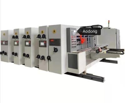 Caixa Flexo que imprime entalhando a máquina cortando 200 partes de Min With Stacker
