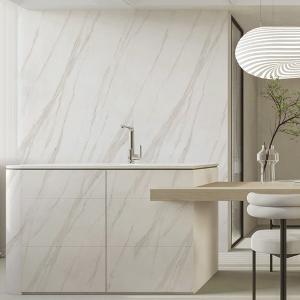 White Glazed Tile Machine Full Body Porcelain Tile Matt Finish With 0.05% Water