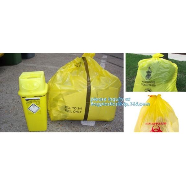 PE asbestos waste bags, Disposal Plastic Bag for Construction Waste, rubbish bag for asbestos fibers, bagplastics, bagea