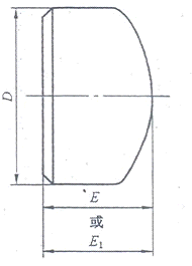 Sch40 / Sch80 / Sch120 Stainless Steel Forged Caps 6 Inch Customized