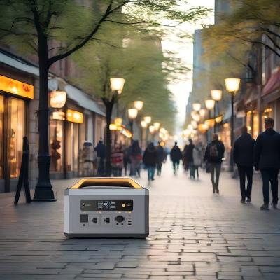 Outdoor Portable Solar Power Generator 1008Wh 1200W For Off Grid Backup