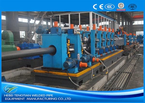 Linha de produção de tubos de aço de tamanho ajustável, máquina de fabricação de tubos de solda