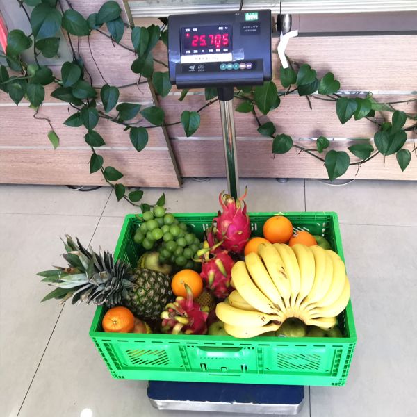 Складные пластиковые ящики для сельскохозяйственных овощей 600x400x220 мм 40L