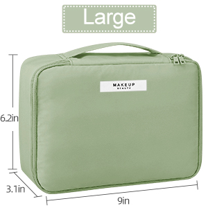 Travel Makeup Cosmetic Skincare Organizer, Toiletry Bag, Foldable Duffel Bag, Multiple Storage Compartments