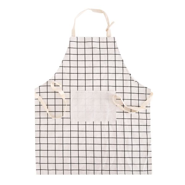 Unisex Adjustable Bib Aprons with Water and Oil Resistance Hand Drawn Printing Methods