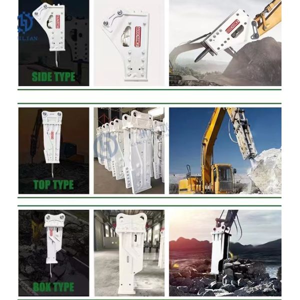 Martillo hidráulico del triturador de la máquina SB81 de la roca de SOOSAN para 20 el excavador With Chisel de la tonelada PC200