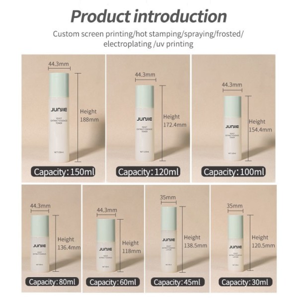 PETG 30ml-150ml Wholesale Packaging Bottle Lotion Sprayer Pump Skincare Cosmetic Toner Hair Oil Facial Mist