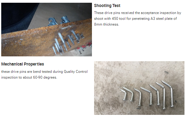 Industrial 450 Powder Actuated Fastening Tool 6.8X11mm Strip Loads