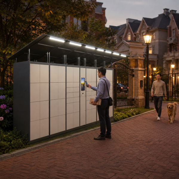 Stainless Steel Outdoor Waterproof 24/7 Smart Parcel Locker for Residential Communities