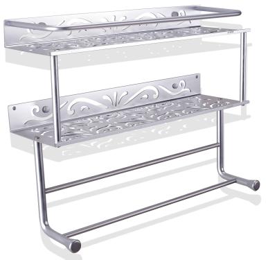 bathroom rack