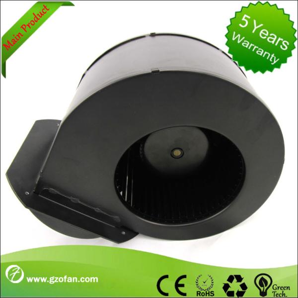 Ventilador de fã centrífugo curvado dianteiro da purificação do ar, fã centrífugo de alta pressão da entrada de C.C.
