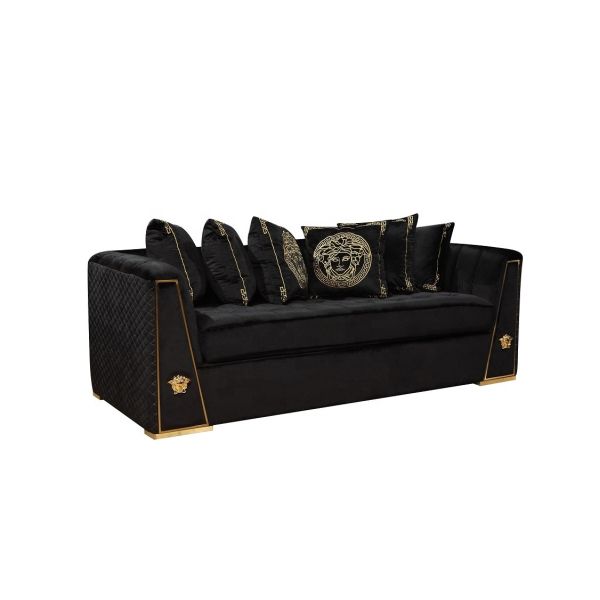 14 years factory direct supply Competitive price modern design luxury furniture sofa velvet fabric sets couch living