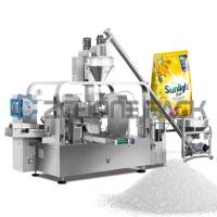 Bolsa rotativa prefabricada Máquina de embalaje de ocho estaciones de seis estaciones Polvo de lavado, harina, leche en polvo y polvo de carbono