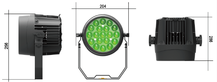 Par del enfoque del efecto LED del lavado de la prenda impermeable de la iluminación de la etapa