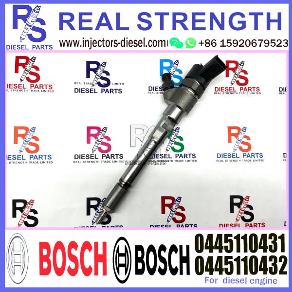 Diesel Fuel Injector Assy 0445 110 431 0445110432 Electric Fuel Injector 0445110431 For JAC