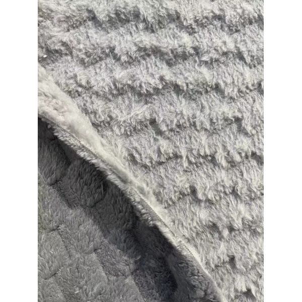Wind Proof Customizable Yarn Count Soft Sherpa Fleece Fabric for Blanket 100% Polyester