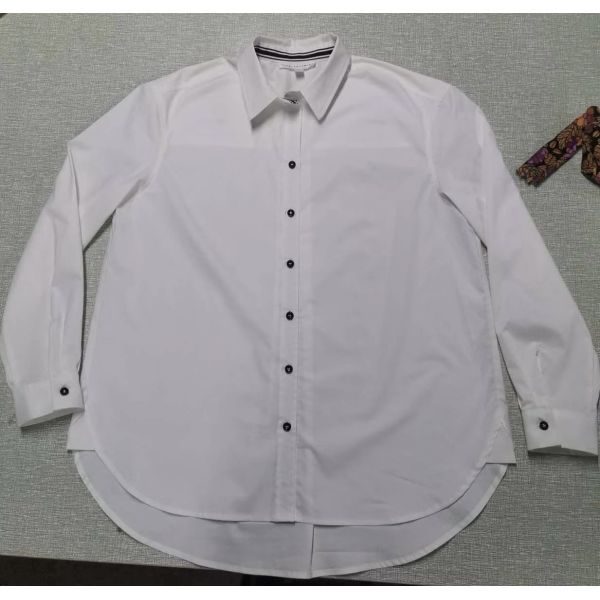 100% хлопок блузок с тканями лайкра простирания для женщин