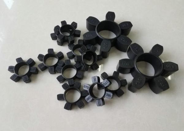 Black HRC Coupling with 8Mpa Tensile Strength and 70-90Shore A Hardness for Industrial Shaft Applications
