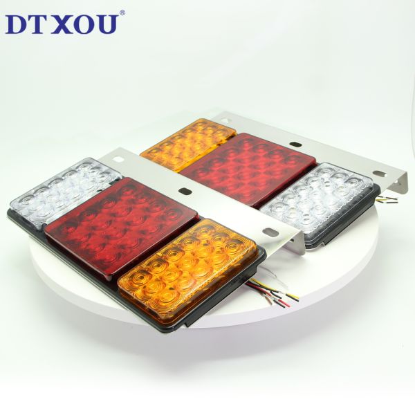 Push Fitting Installation LED Combination Tail Light Energy Saving 12V/24V Waterproof